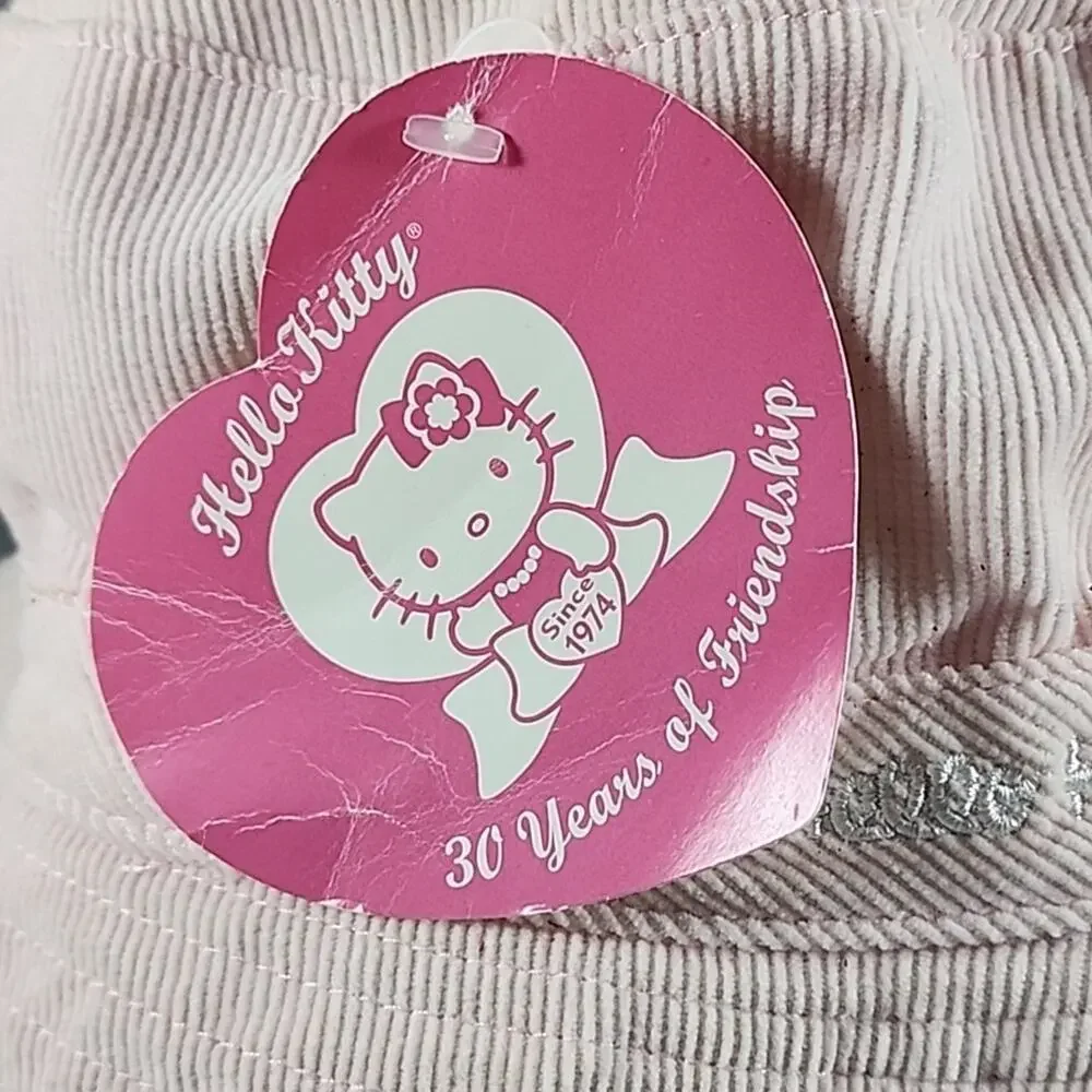Vintage Hello Kitty Pink Bucket Hat 2004 - 30 Years of Friendship - 55cm